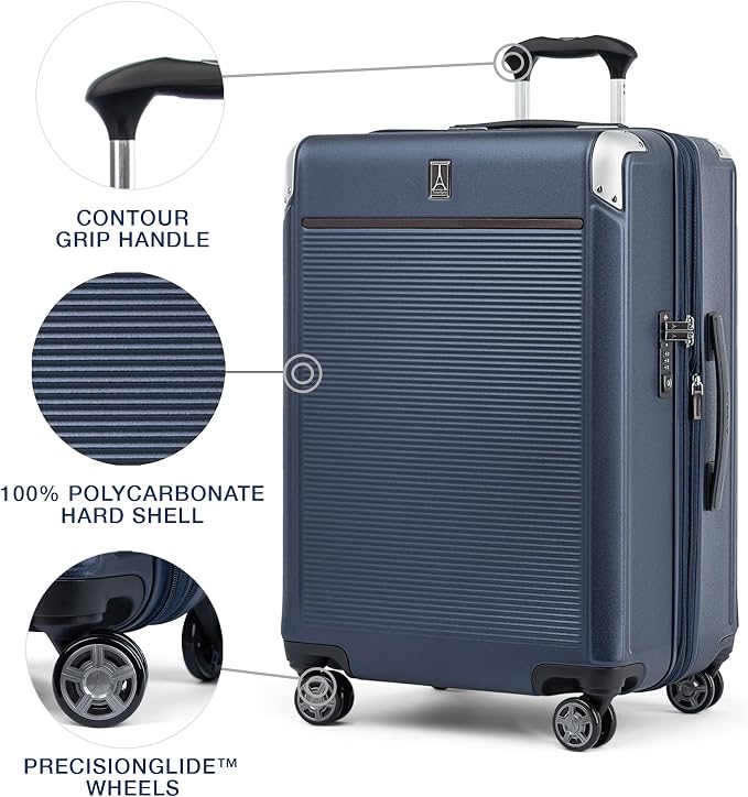 Travelpro Platinum Elite Hardside Expandable Checked Luggage, 8 Wheel Spinner - Image 3