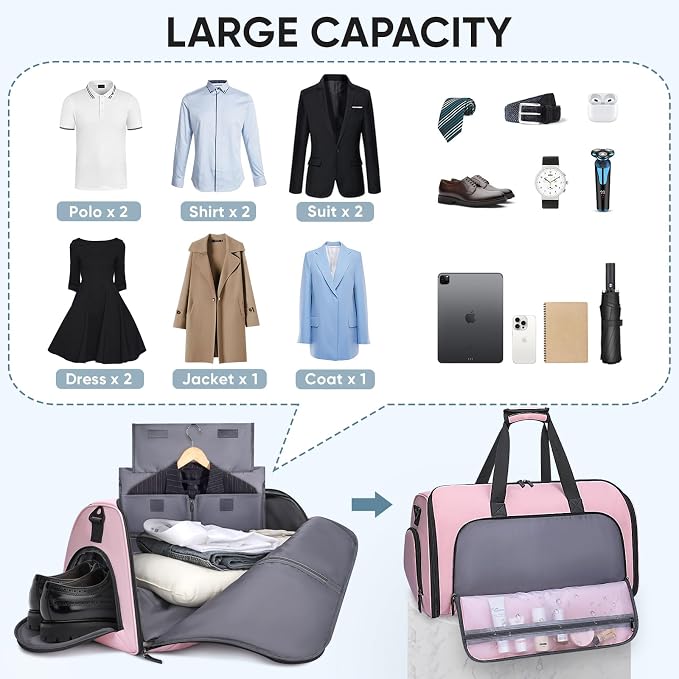 BALEINE Convertible Garment Bag - Image 5