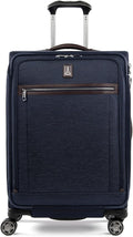 Travelpro Platinum Elite Softside Expandable Checked Luggage, 8 Wheel Spinner by Travelpro