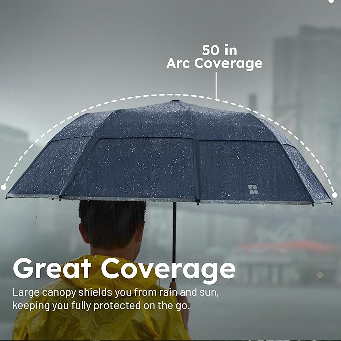 Weatherman Premium Collapsible Small Travel Umbrella Compact - Image 6