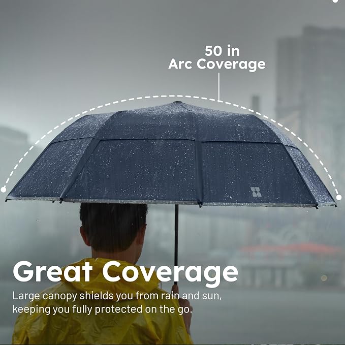 Weatherman - Premium Collapsible Small Travel Umbrella - Windproof, Resists Up - Image 6