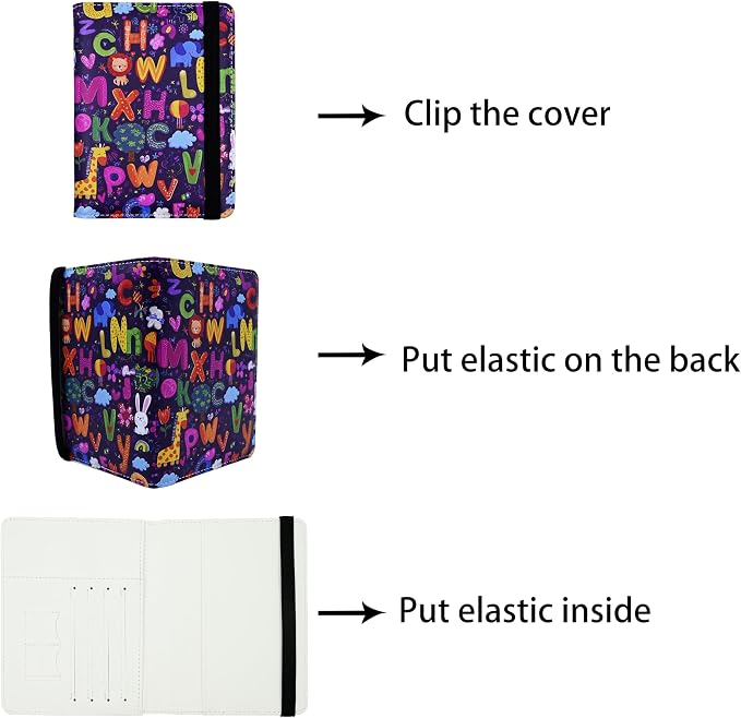 Passport Holder for Women and Men PU Leather Passport Cover for Travel - Image 3