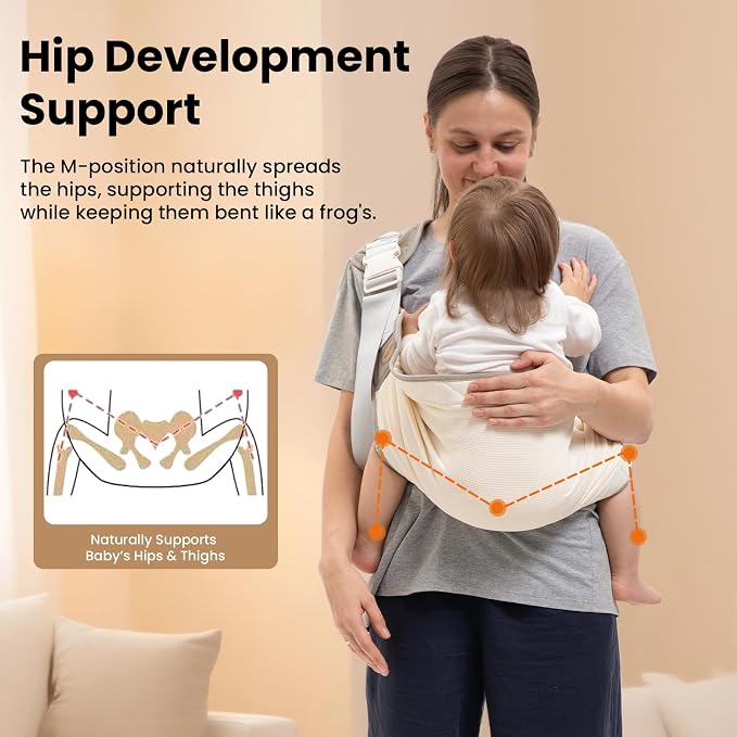 Baby Carrier Newborn to Toddler, Baby Sling Carrier, Toddler Carrier 25-60 lbs - Image 2