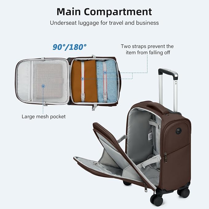 16 Inch Underseat Carry On Luggage - Image 8