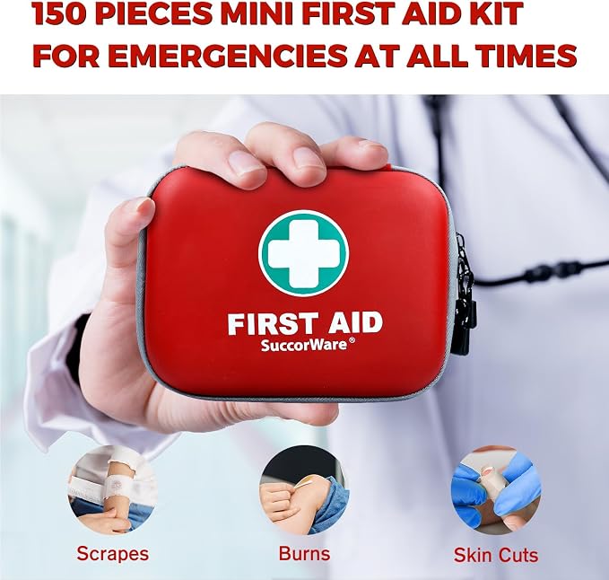 150 Pieces Mini First Aid Kit - Image 5