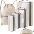 6 Set Compression Packing Cubes by KOOKOOMIA