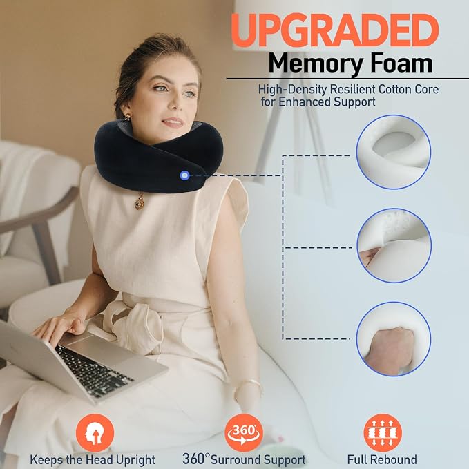 Travel Pillow | High-Density Memory Foam Pillow - Image 4
