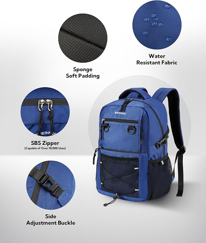 WATERFLY Travel Hiking Casual Backpack: 22L Lightweight Everyday Outdoor City - Image 5