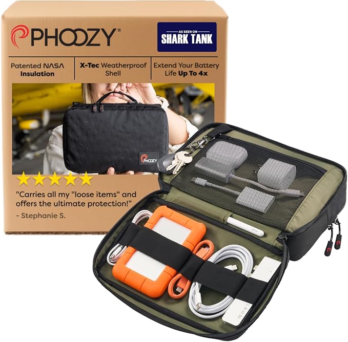 PHOOZY Premium Tech Bag & Cable Organizer Bag by PHOOZY