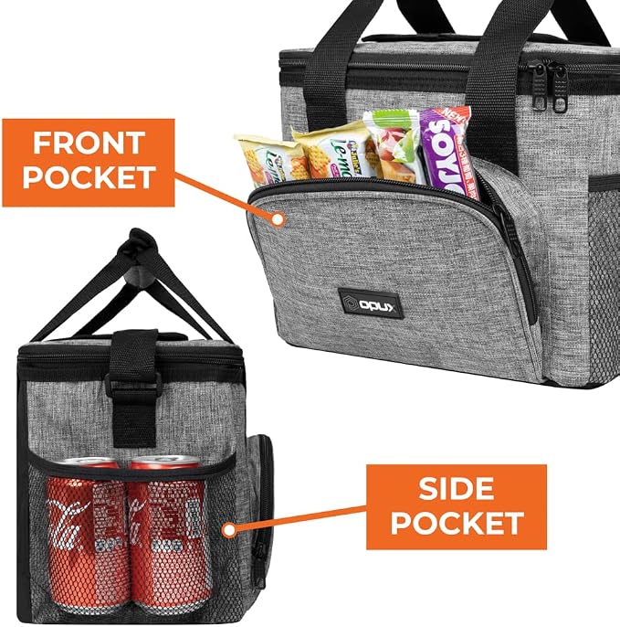 OPUX Soft Cooler Bag, Insulated Collapsible Lunch Cooler Bag - Image 5