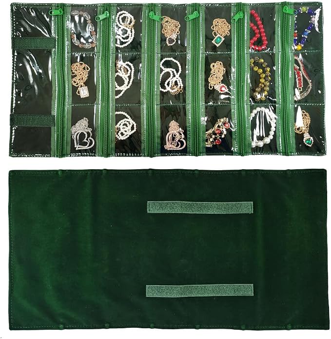 Travel Jewelry Roll Bag Portable Organizer Pouch - Image 4