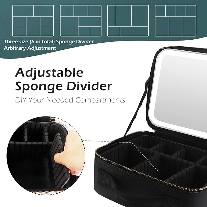 MOMIRA Travel Makeup Bag Cosmetic Bag Makeup Organizer Bag - Image 4