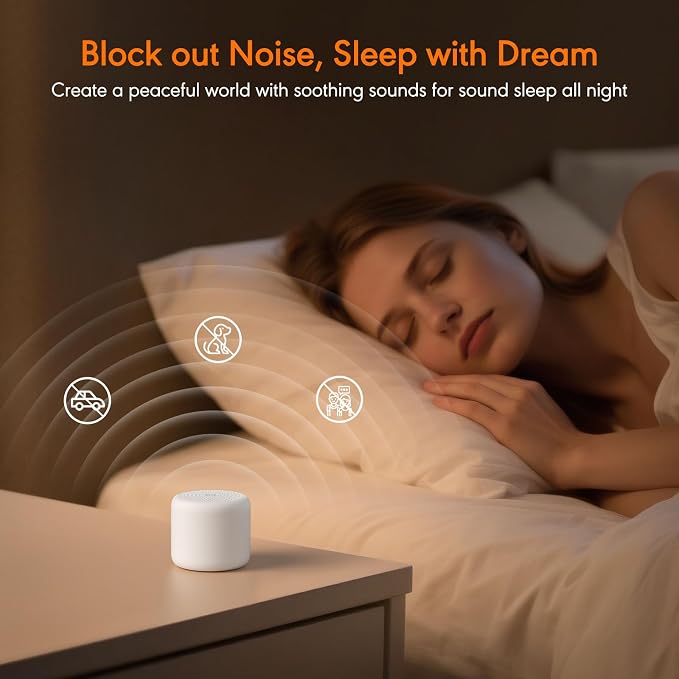 Portable Sound Machine for Baby Adults, Travel Sound Machine, Mini White Noise - Image 3