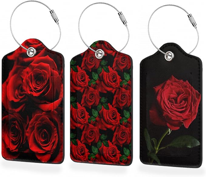 3 Pack Luggage Tag for Suitcase by BUYIDUI
