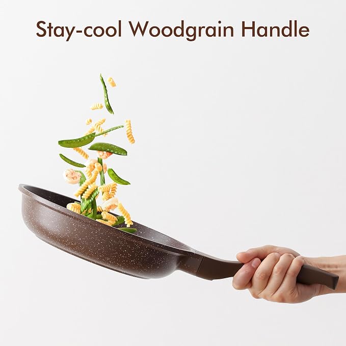 SENSARTE Nonstick Frying Pan Skillet, Granite Coating Omelette Pan, Healthy - Image 5