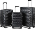 Luggage sets 3 piece with Spinner Wheels, PC Hard Shell Travel Luggage by Unknown