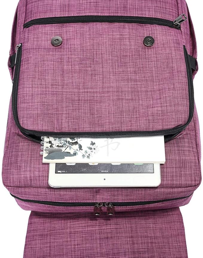 HFSX Vintage Backpack Anti Theft Laptop Backpack Men Women Business Travel - Image 4