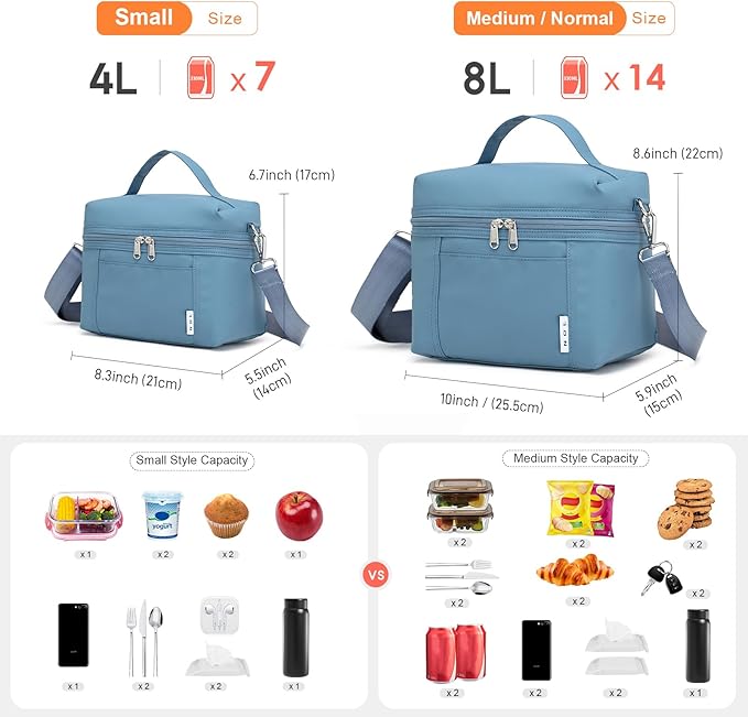 NOL Natural Organic Lifestyle Small Insulated Lunch Bags - Image 3