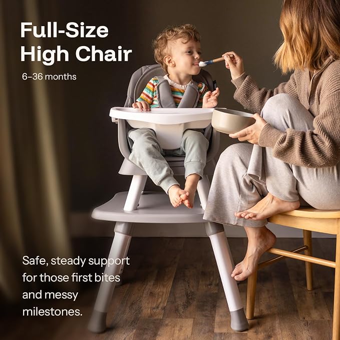 HARPPA 6 in 1 Baby High Chair, Convertible Infant Feeding Chair - Image 2