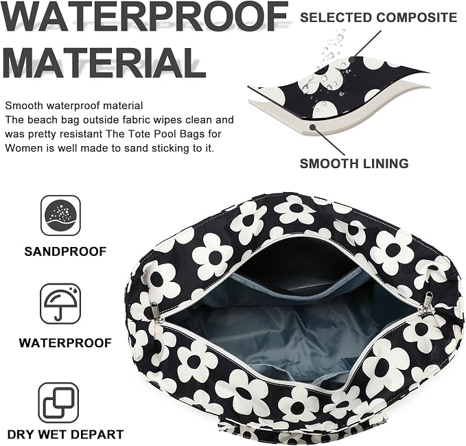 Waterproof Beach Tote Pool Bags - Image 4