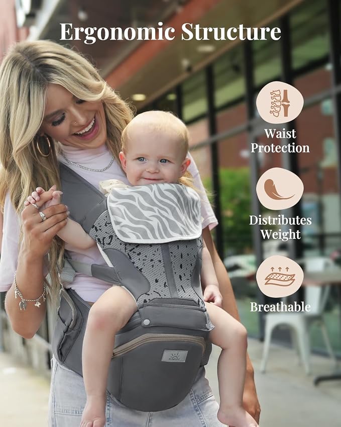 MOMTORY Carryall™ Pro Baby Carrier, Safety-Certified 6-in-1 Baby Carrier - Image 6