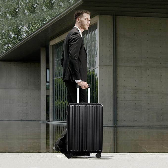 SHOWKOO Luggage Sets 3 Piece 100% PC Ultra Tough Hardside Expandable Suitcases - Image 2