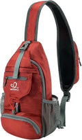 WATERFLY Packable Small Crossbody Sling Backpack Shoulder Chest Bag Daypack by Waterfly