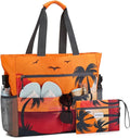 G4Free Beach Bag, Waterproof Sandproof Beach Tote Bag, Large Capacity Foldable by G4Free