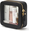 Popvibe Clear Makeup Bag Travel Cosmetic Case Transparent Toiletry Bag by POPVIBE