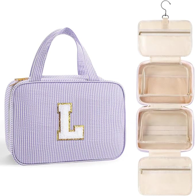 TOPEAST Travel Toiletry Bag Initial Makeup Bag by TOPEAST