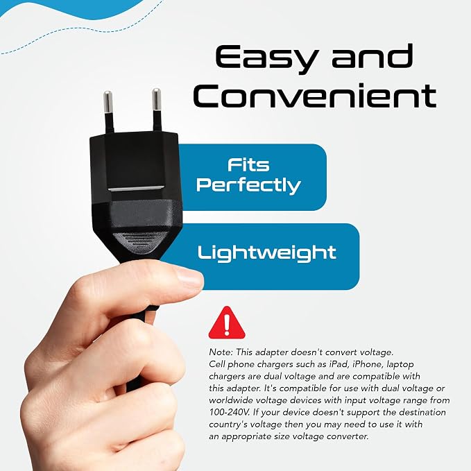 Ceptics USA, Canada to European Plug Adapter - Image 8