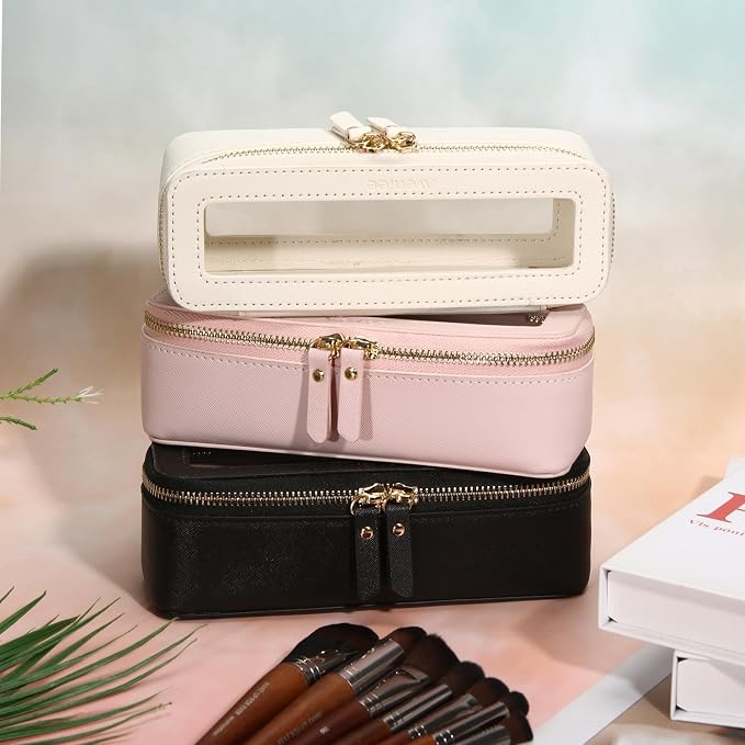 Aveniee Clear Makeup Brush Bag, Slim Brush Holder Cosmetic Case, Small Travel - Image 7