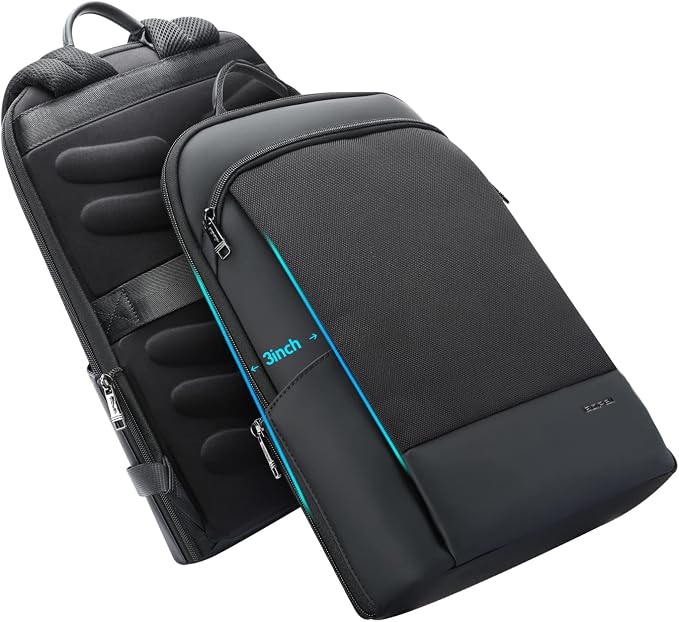 BOPai 15 inch Super Slim Laptop Backpack Men Anti Theft Waterproof Backpack by BOPAI