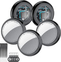 2025 New Air Tracker Tags-5 Pack, Replaceable Battery, Key Finder and Item by Tukio