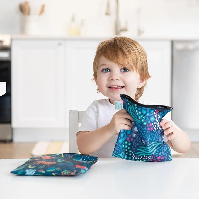 Bumkins Reusable Sandwich and Snack Bags, - Image 7