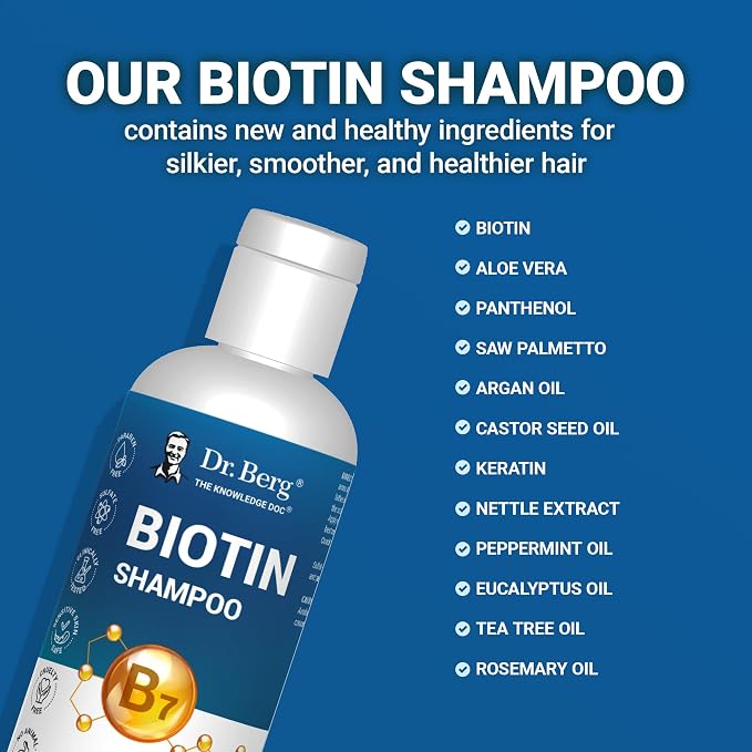 Dr. Berg Biotin Shampoo for Men & Women - Image 5