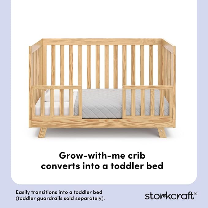 Storkcraft Beckett Grow-with-Me Convertible Crib – GREENGUARD Gold Certified - Image 5