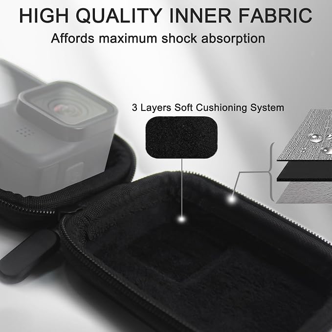 FiTSTILL Black PU Mini Carrying Case - Image 4