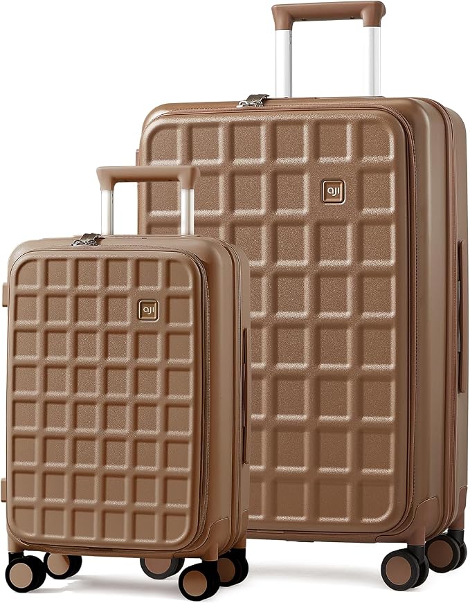 aji Expandable Top Opening Luggage Sets 2 Piece by AJIVALUESTYLISHQUALITY