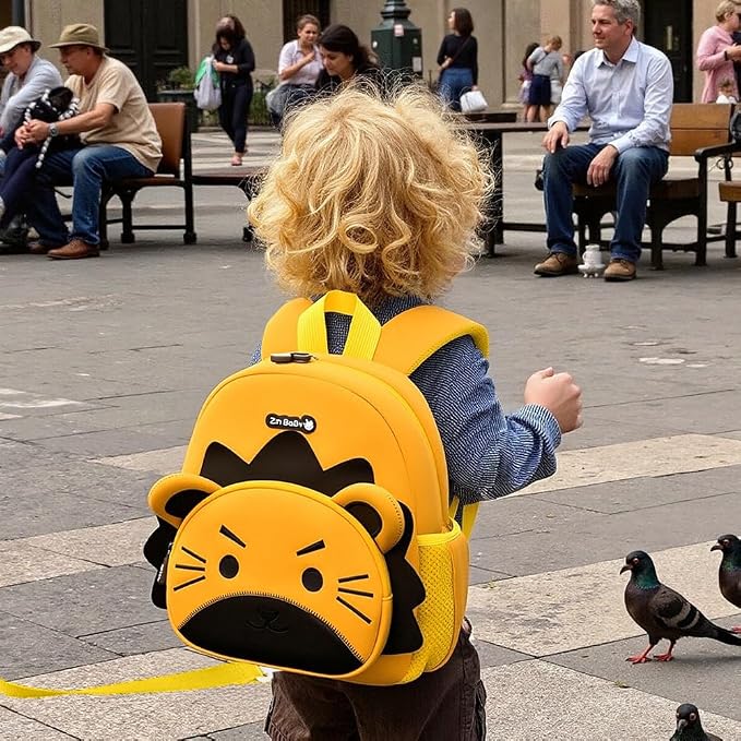Padgene Toddler Backpacks Kids Preschool Backpack Waterproof Neoprene Animal - Image 6