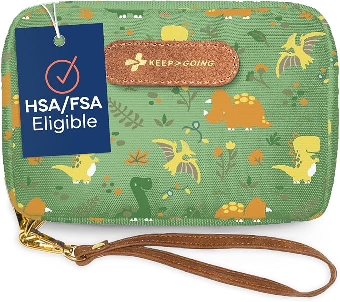 KeepGoing Travel First Aid Kit for Kids – 130 Pc. for Car, Diaper Bag & Backpack by KEEP%3EGOING