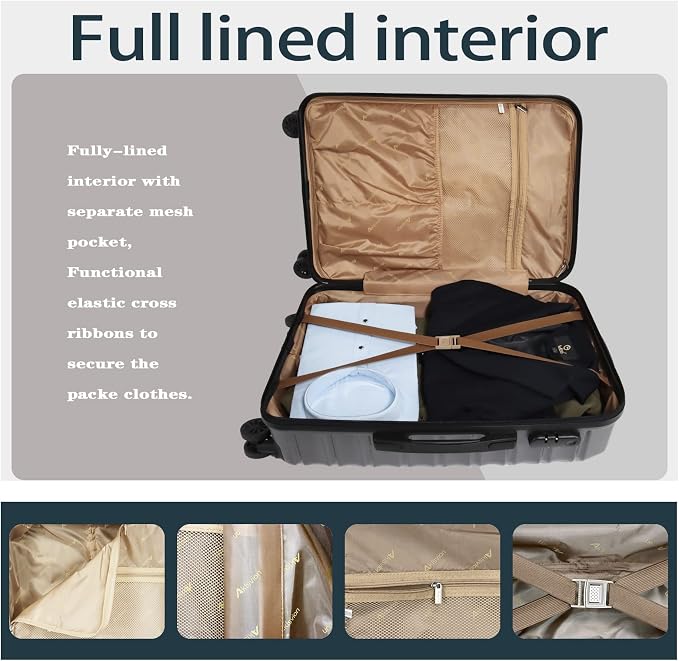 Luggage Sets 3 Piece-Suitcase Set- Luggage - Image 4