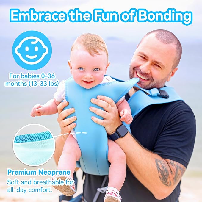 Baby Carrier, Dual-Use Adjustable Baby Sling Support Infant Chest Holder - Image 4