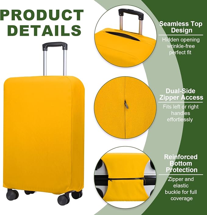 PATIKIL Luggage Cover, Suitcases Covers Elastic Carry on Cover Protector - Image 3