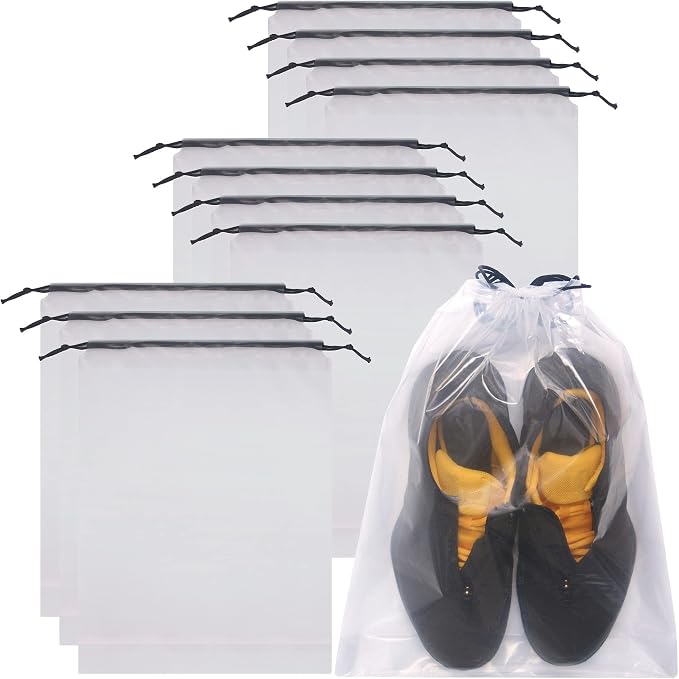 Set of 12 Transparent Shoe Bags by DIOMMELL