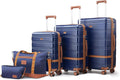 Luggage Sets 3 Piece with spinner wheels, PC+ABS Hard Shell Travel Luggage by Unknown