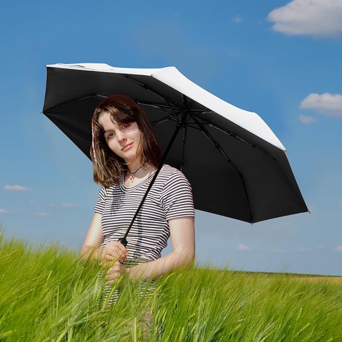 G4Free UPF 50+ UV Protection Large Travel Umbrella 42/46 Inch Auto Open Close - Image 7