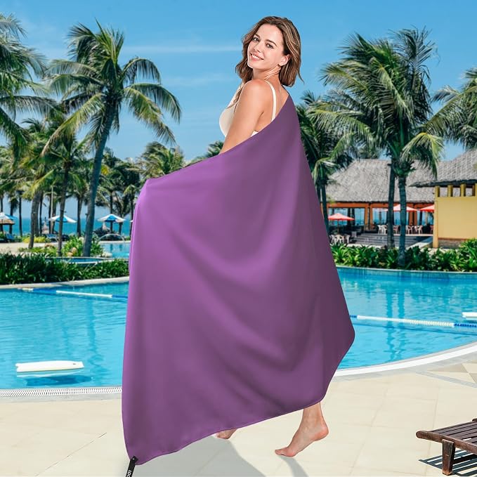 BOGI 4 Pack Microfiber Travel Sports Towel-Quick Dry Towel, Soft Lightweight - Image 9