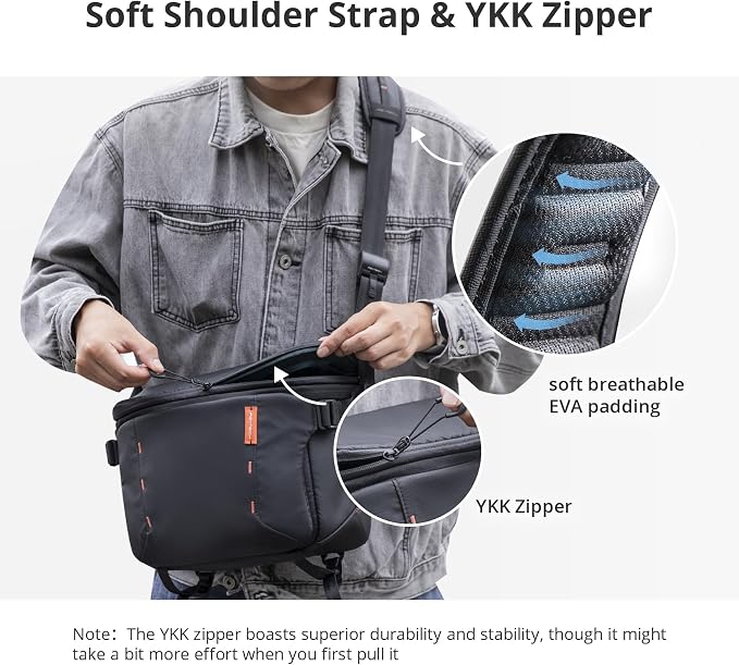 PGYTECH OneMo Sling Camera Bag 7L-9L, waterproof Crossbody Camera Shoulder Bag - Image 5
