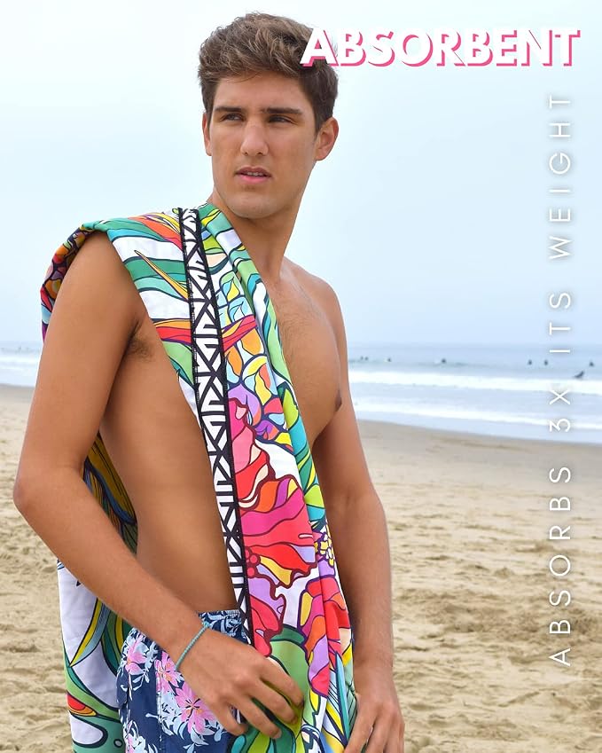 ECCOSOPHY Microfiber Beach Towel - Image 5